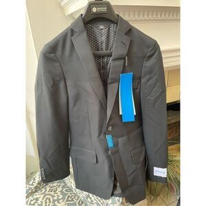 Haggar Jacket New Mens 36R Slim Fit Active Series Gray Herringbone NWT $200